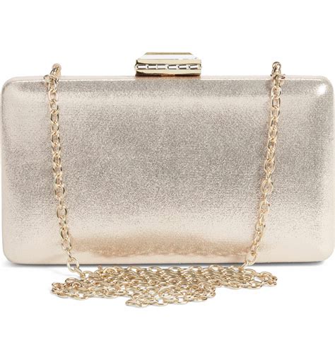 silver metallic box clutch|trendy summer metallic clutches.